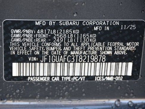 New 2026 Subaru Impreza 2.0i Sport image 19