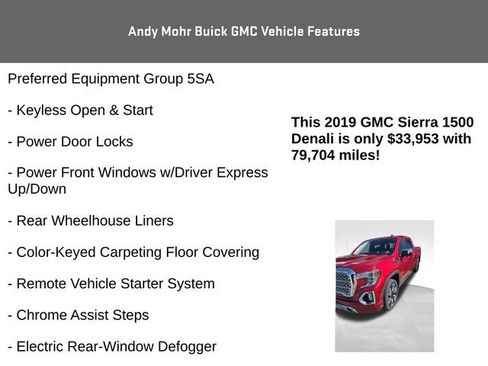 Used 2019 GMC Sierra 1500 Denali w/ Technology Package image 8