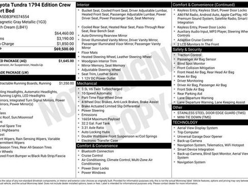 Used 2023 Toyota Tundra 1794 Edition w/ Advanced Package image 43