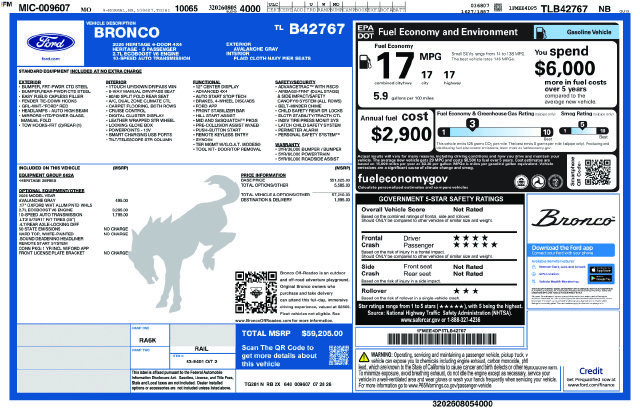 New 2026 Ford Bronco Heritage Edition AWD/4WD image 5