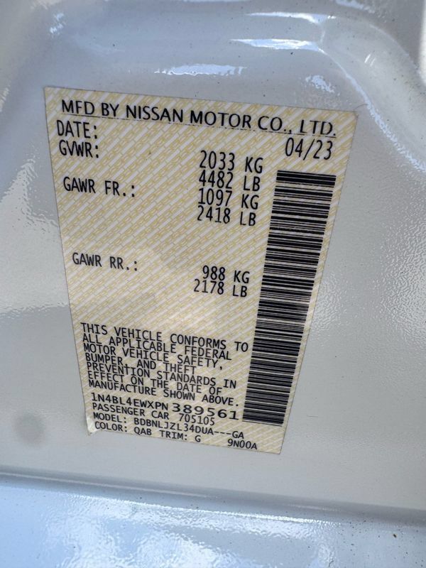 Used 2023 Nissan Altima 2.5 SL AWD/4WD image 51