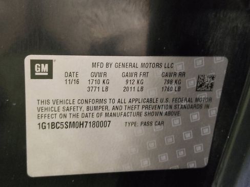 Used 2017 Chevrolet Cruze LS image 33