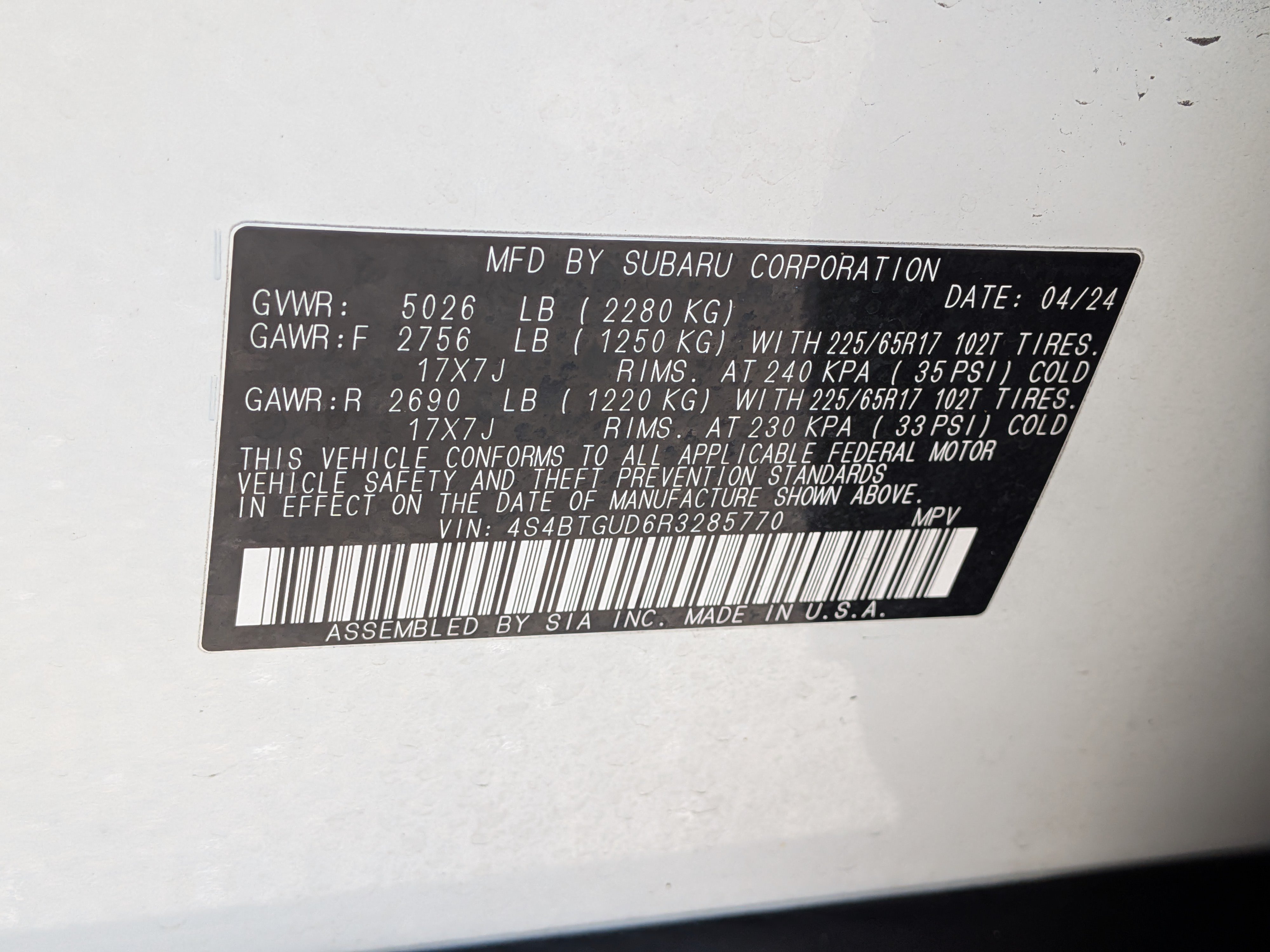 Used 2024 Subaru Outback Wilderness AWD/4WD image 41