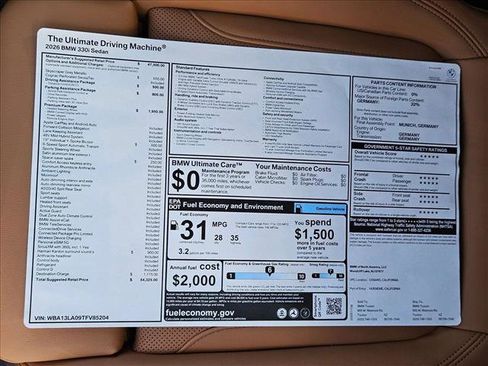 New 2026 BMW 330i Sedan image 19