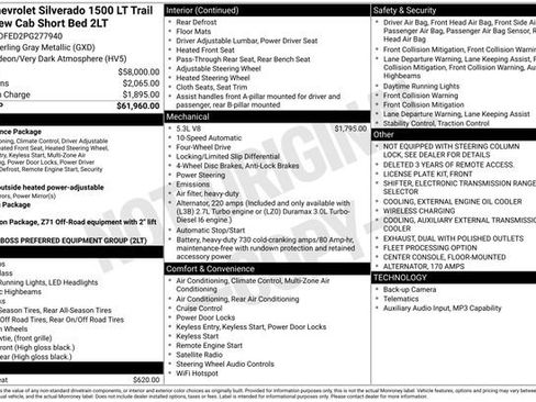 Used 2023 Chevrolet Silverado 1500 LT Trail Boss AWD/4WD image 3