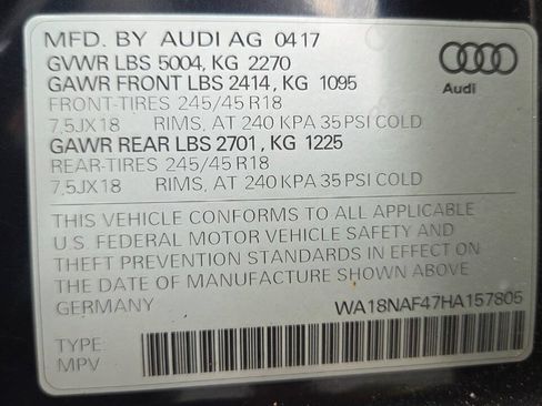 Used 2017 Audi A4 2.0T allroad Premium Plus w/ Technology Package AWD/4WD image 50