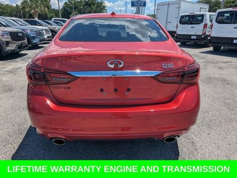 Used 2023 INFINITI Q50 Luxe w/ Cargo Package RWD image 6