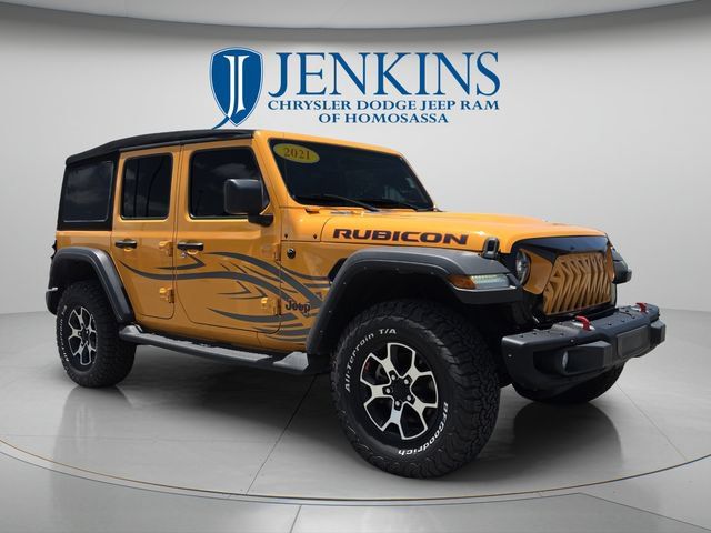 Used 2021 Jeep Wrangler Unlimited Rubicon AWD/4WD image 2