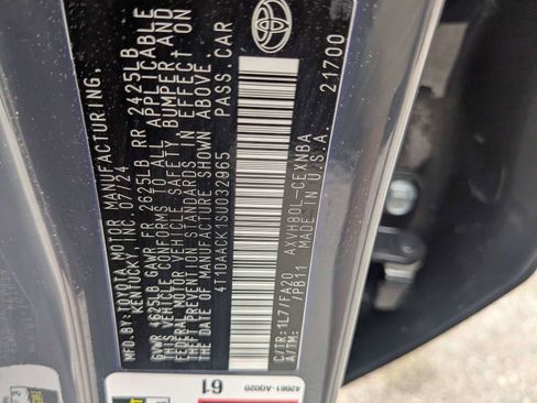 Used 2025 Toyota Camry LE FWD image 15