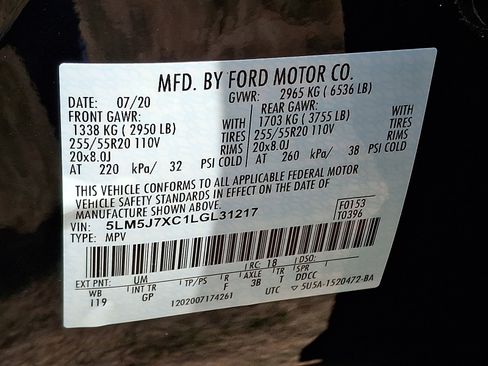 Used 2020 Lincoln Aviator Reserve w/ Elements Package Plus AWD/4WD image 27