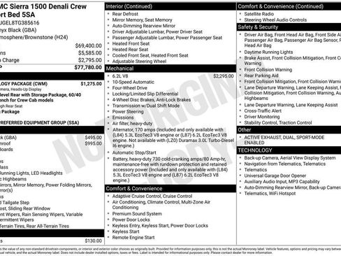New 2026 GMC Sierra 1500 Denali w/ Technology Package AWD/4WD image 5