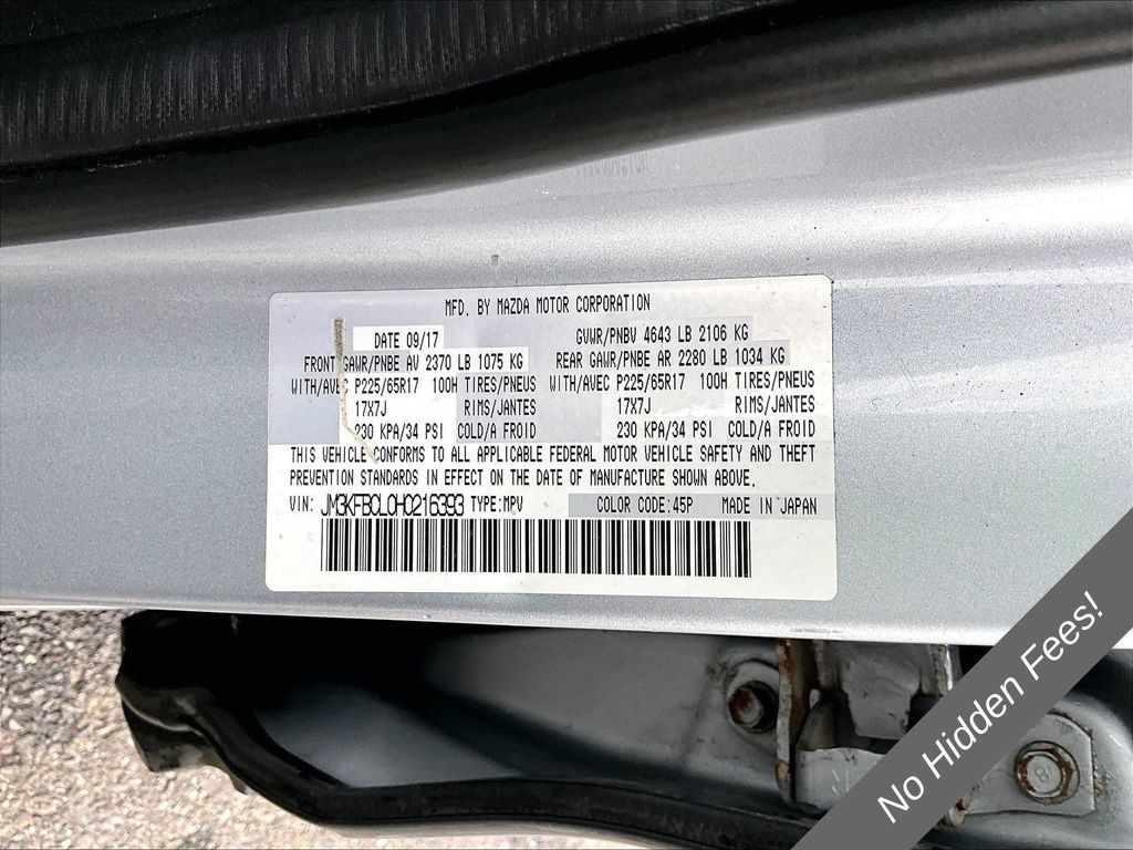 Used 2017 MAZDA CX-5 Touring w/ Preferred Equipment Package AWD/4WD image 26