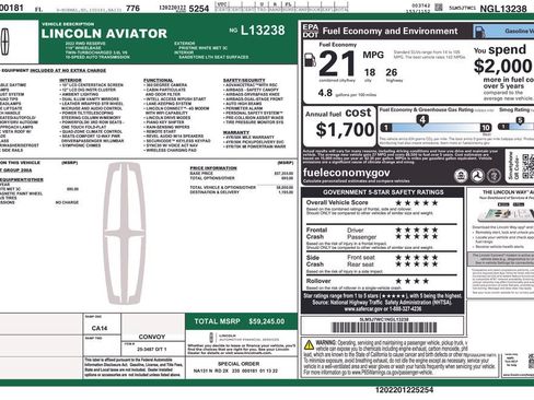 Used 2022 Lincoln Aviator Reserve RWD image 8