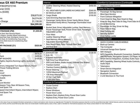 Used 2023 Lexus GX 460 Premium w/ Premium Package AWD/4WD image 6