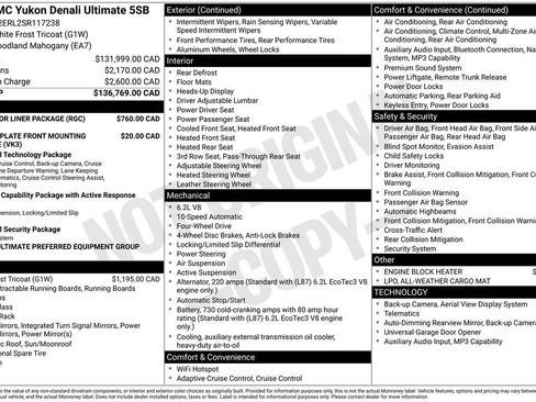 Used 2025 GMC Yukon Denali Ultimate w/ LPO, Floor Liner Package AWD/4WD image 50