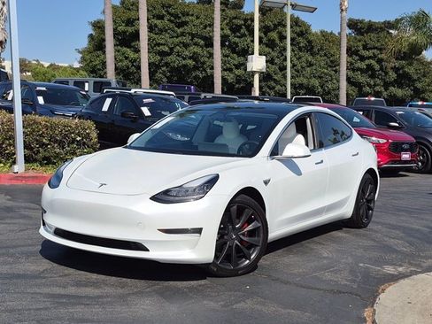 Used 2020 Tesla Model 3 Long Range AWD/4WD image 1