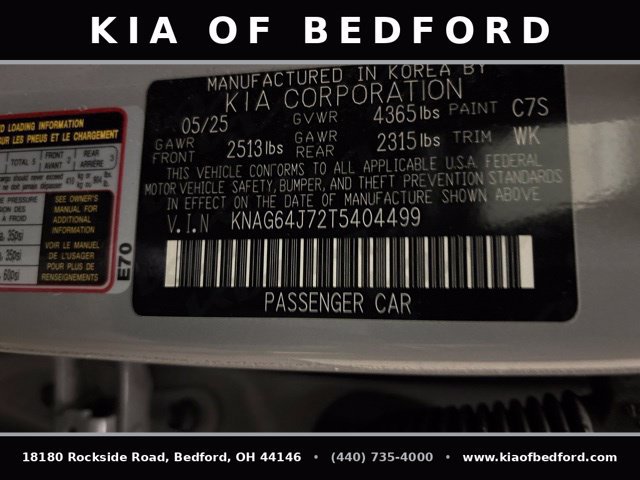 Used 2026 Kia K5 GT-Line w/ GT-Line Premium Package FWD image 14
