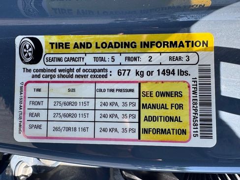 Used 2023 Ford F150 Platinum w/ Equipment Group 701A High AWD/4WD image 51