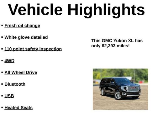 Used 2023 GMC Yukon XL Denali w/ Max Trailering Package AWD/4WD image 45