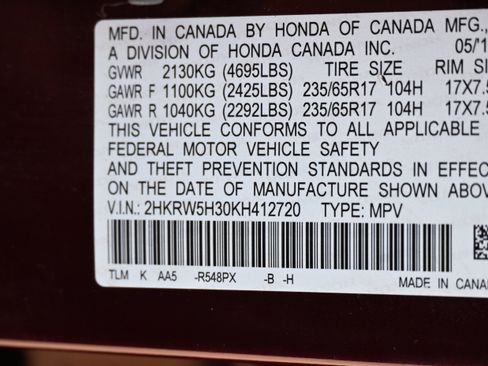 Used 2019 Honda CR-V LX image 18