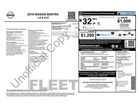 Used 2019 Nissan Sentra S FWD image 6