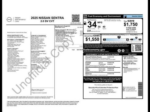 Used 2025 Nissan Sentra SV w/ All-Weather Package image 25
