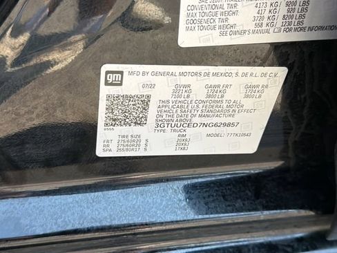 Used 2022 GMC Sierra 1500 Elevation w/ X31 Off-Road Package AWD/4WD image 30