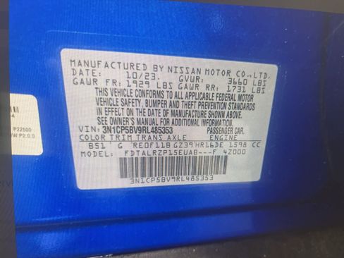 Used 2024 Nissan Kicks S w/ Interior Electronics Package image 9