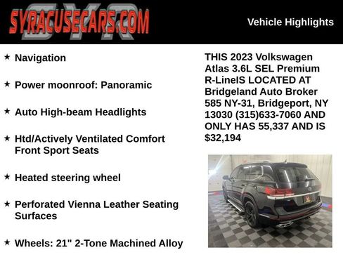 Used 2023 Volkswagen Atlas SEL Premium AWD/4WD image 4