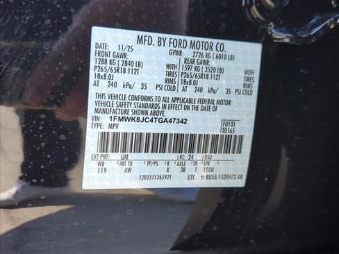 New 2026 Ford Explorer Tremor w/ Tremor Ultimate Package image 20