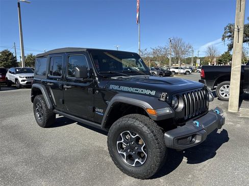 Used 2022 Jeep Wrangler Unlimited Rubicon 4xe w/ Cold Weather Group image 1