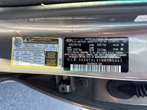 Used 2016 Kia Optima LX w/ LX Convenience Package FWD image 17