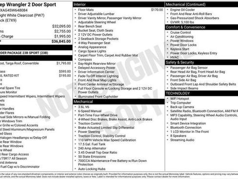 Certified 2025 Jeep Wrangler Sport AWD/4WD image 13