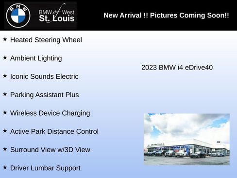 Used 2023 BMW i4 eDrive40 w/ Premium Package RWD image 4