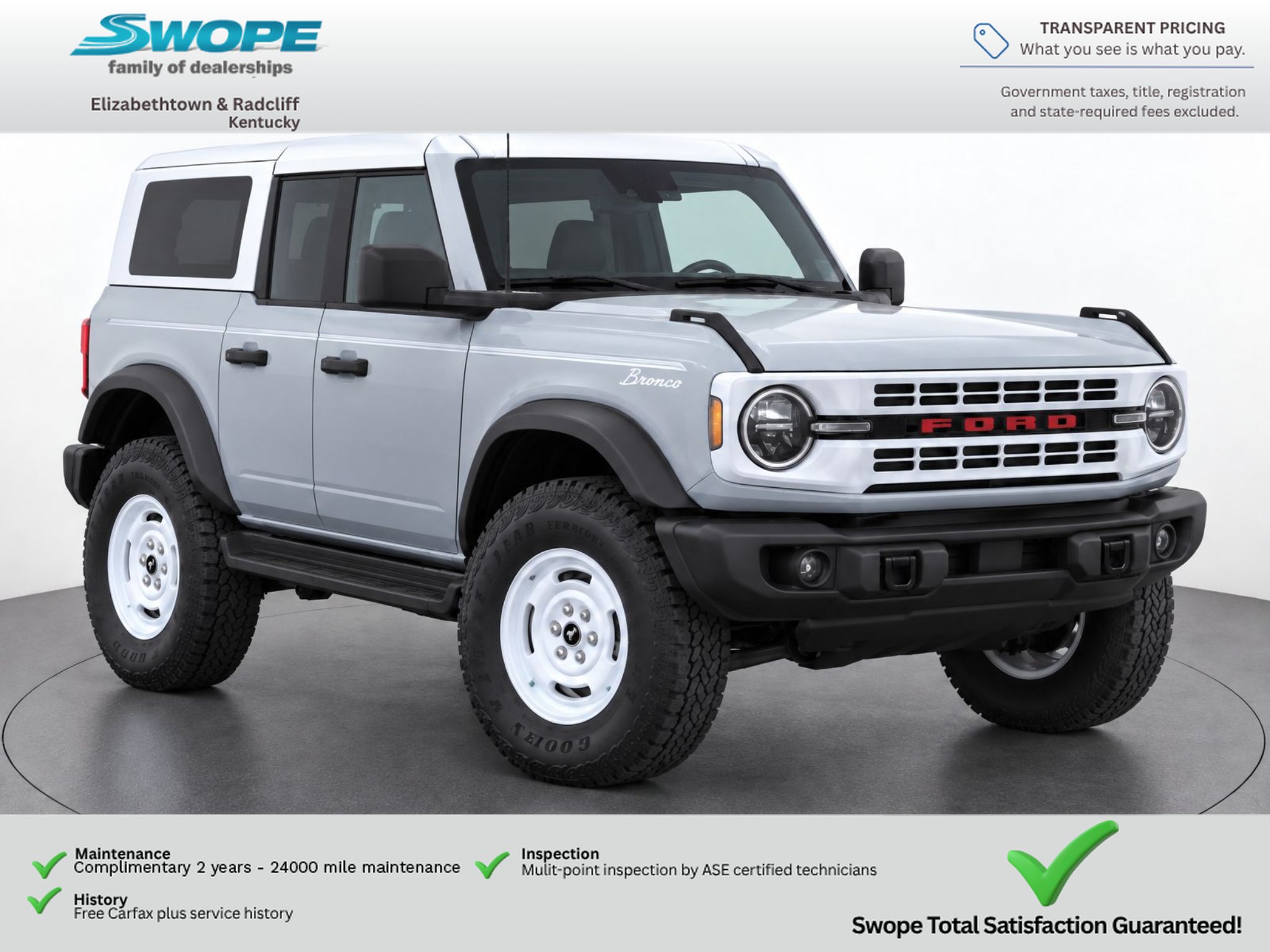 New 2026 Ford Bronco Heritage Edition AWD/4WD image 1