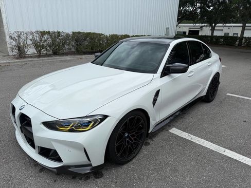Used 2024 BMW M3 w/ M Carbon Exterior Package RWD image 2