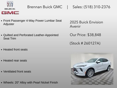 Certified 2025 Buick Envision Avenir AWD/4WD image 24
