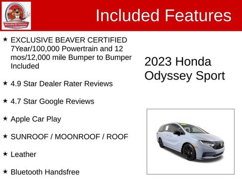 Used 2023 Honda Odyssey Sport image 4
