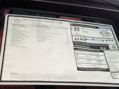 New 2026 Mercedes-Benz GLC 43 AMG 4MATIC Coupe image 19