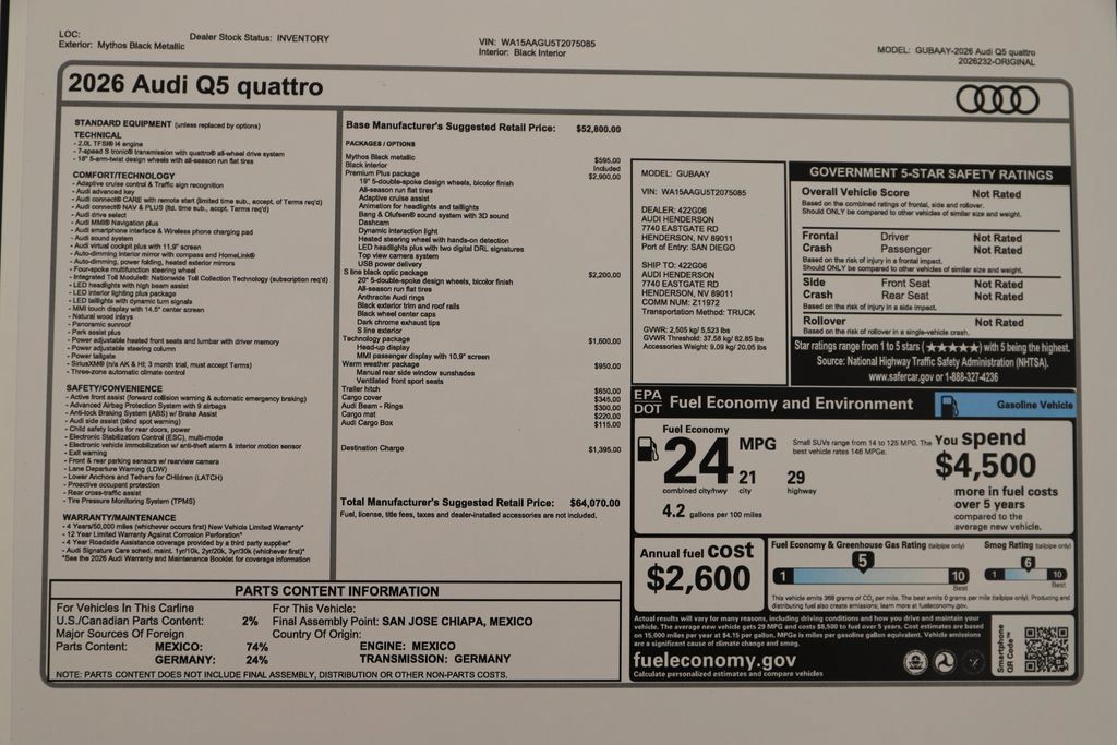 New 2026 Audi Q5 Premium Plus AWD/4WD image 32