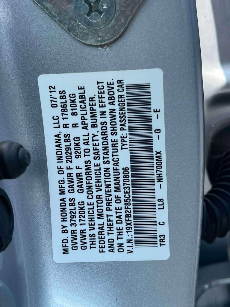 Used 2012 Honda Civic EX image 20