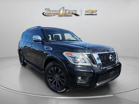 Used 2020 Nissan Armada Platinum w/ Captain's Chairs Package image 1