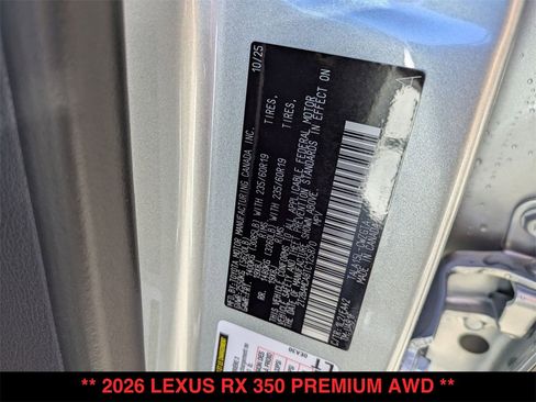 New 2026 Lexus RX 350 Premium w/ Convenience Package image 20