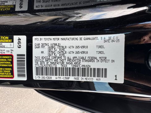 New 2025 Toyota Tacoma Limited image 34