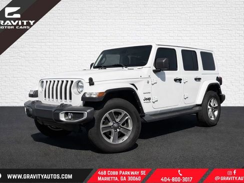 Used 2021 Jeep Wrangler Unlimited Sahara image 1