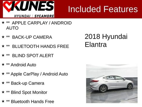Used 2018 Hyundai Elantra SEL image 2