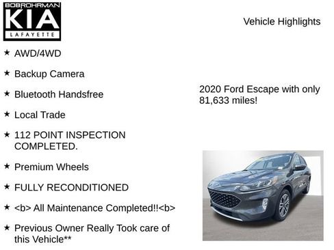 Used 2020 Ford Escape SEL AWD/4WD image 7