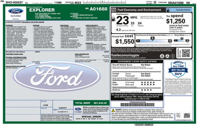 Used 2022 Ford Explorer Platinum AWD/4WD image 36