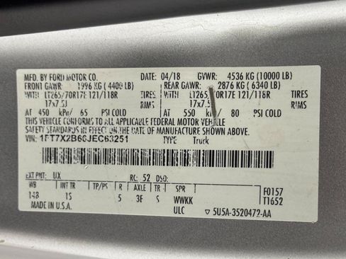 Used 2018 Ford F250 XL w/ Power Equipment Group AWD/4WD image 54