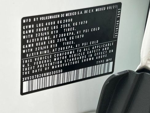 Used 2022 Volkswagen Taos SEL w/ Panoramic Sunroof Package image 60